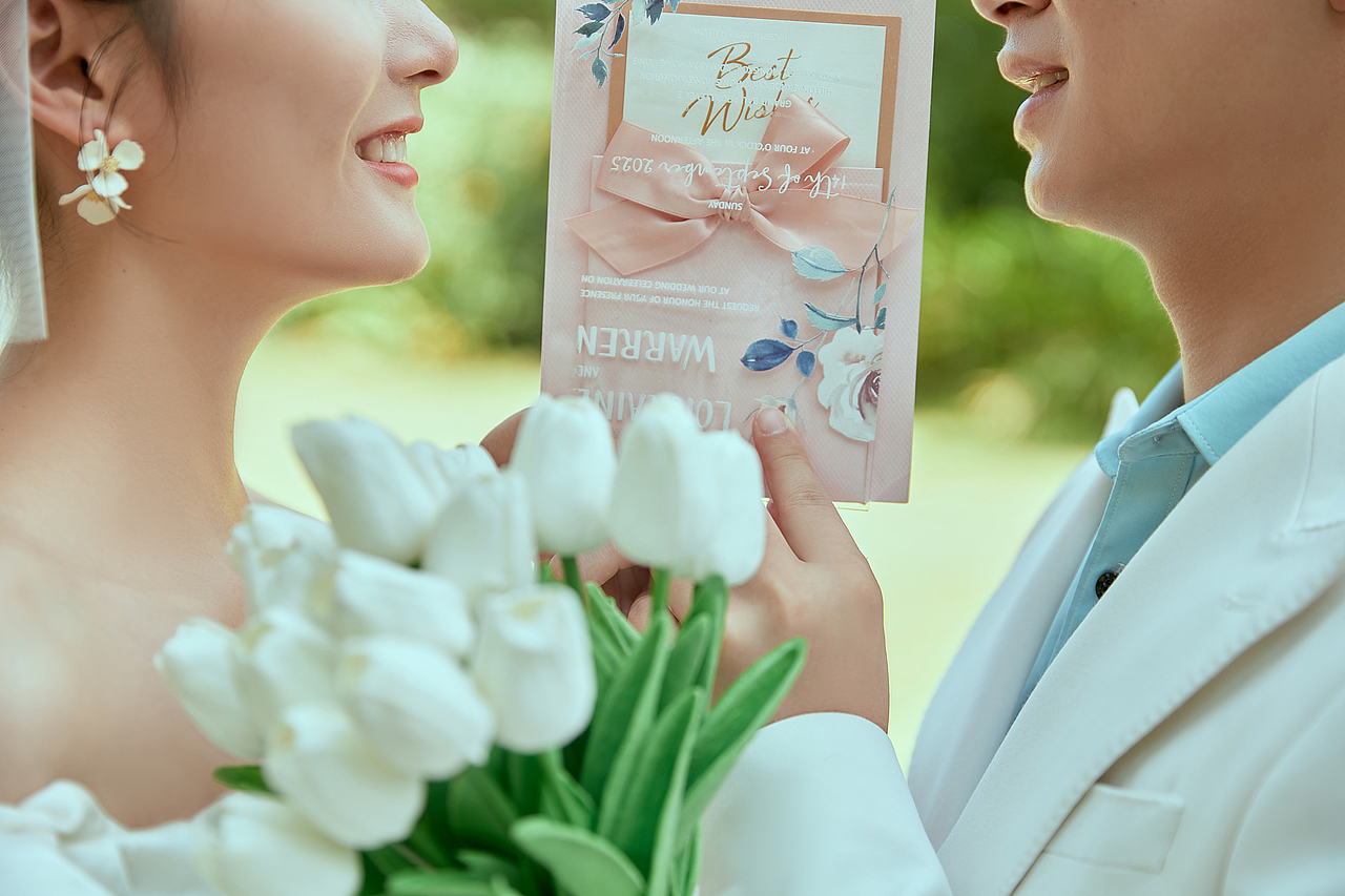 森系外景婚纱照