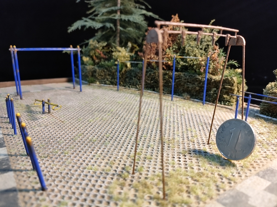 侄女的游乐园微缩模型