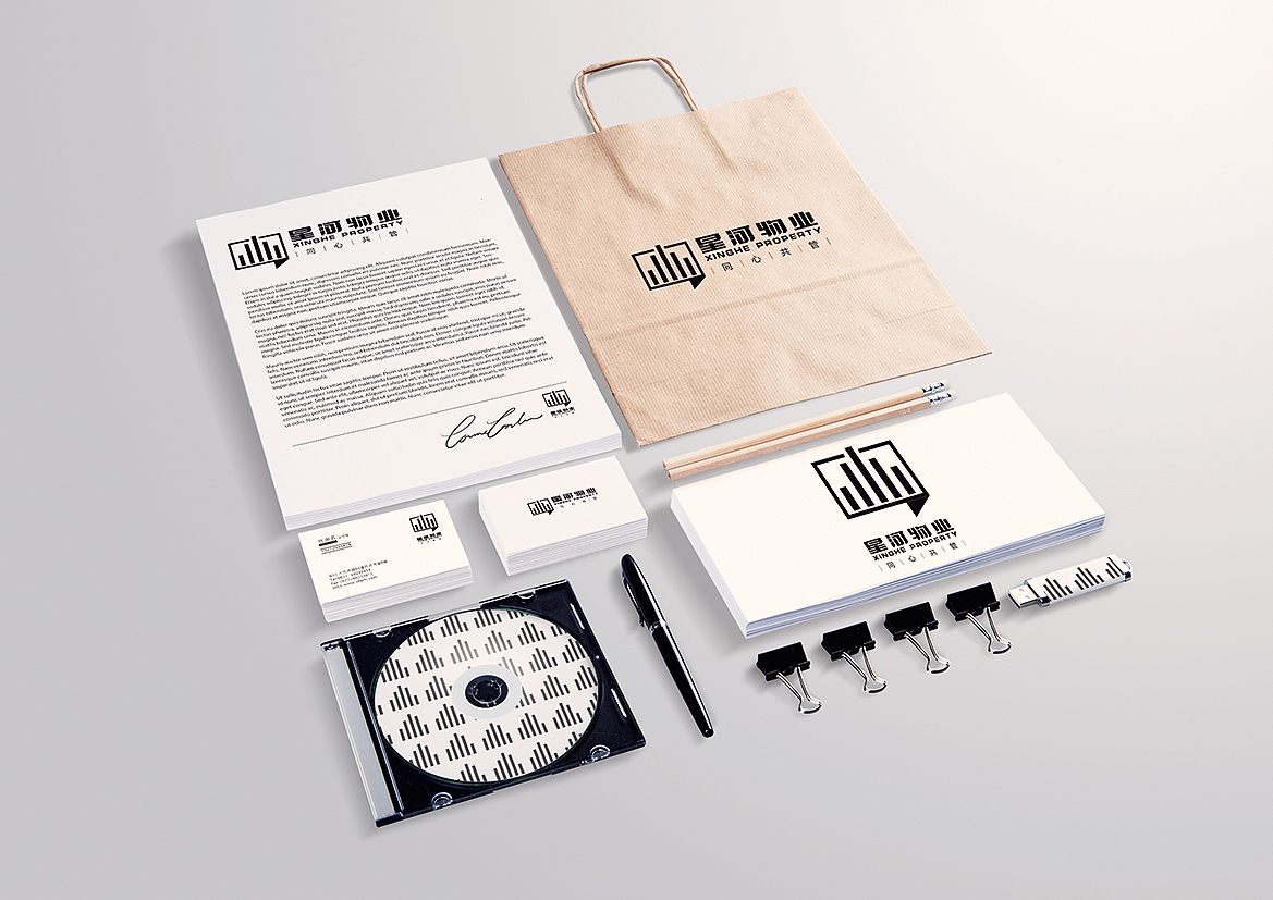 物业公司标志提案（图ZNzQ0OTQ4NjQ=） - 品牌 - 站酷设计师征泽原创素材 - 站酷ZCOOL