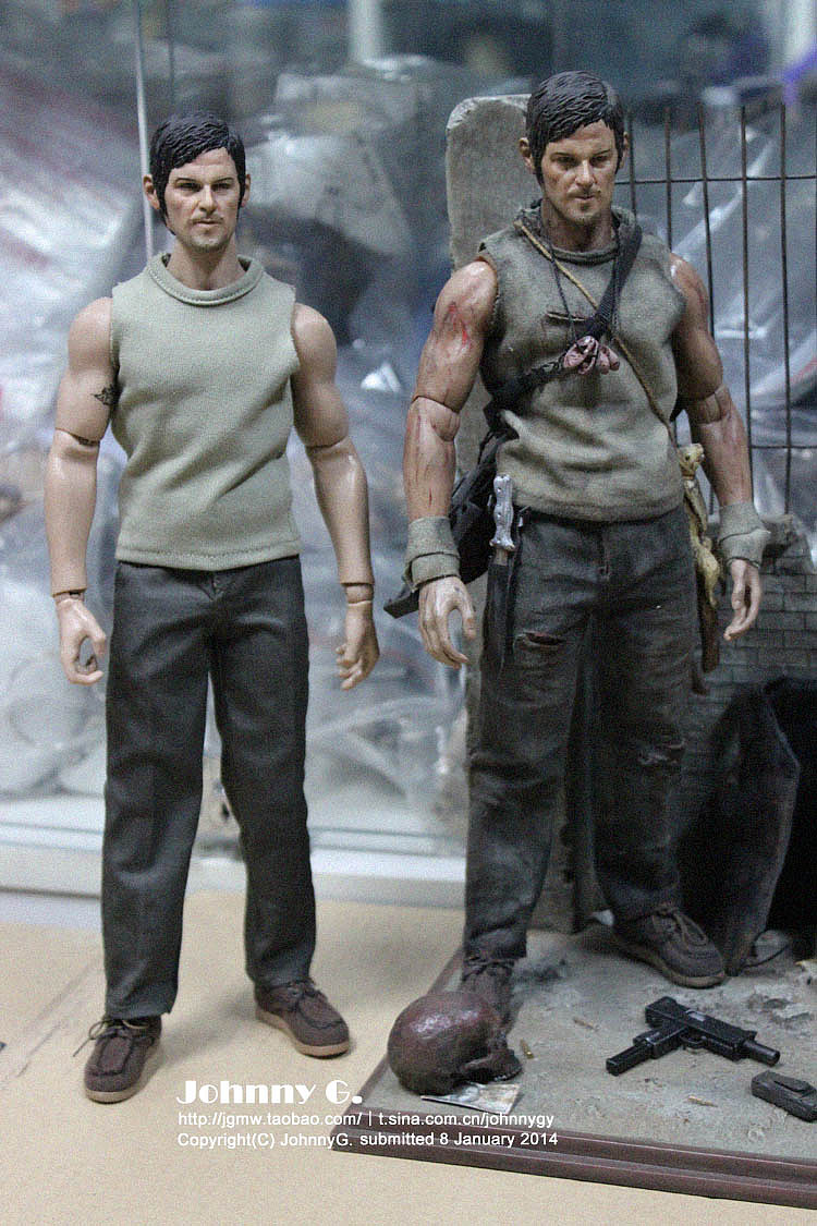 个人重口味旧化涂装 行尸走肉 超人气弩男+ 丧尸 仿真人偶（图ZMTM1MTA3OTY=） - 手办/模玩 - 站酷设计师JohnnyG原创素材 - 站酷ZCOOL
