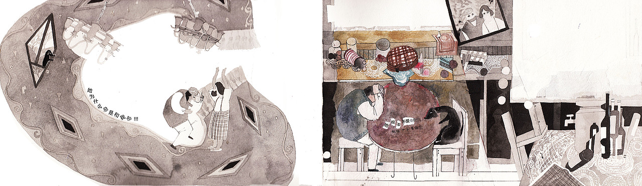 遇见（图ZNDAyNTYxMzI=） - 艺术插画 - 站酷设计师画画的须臾原创素材 - 站酷ZCOOL