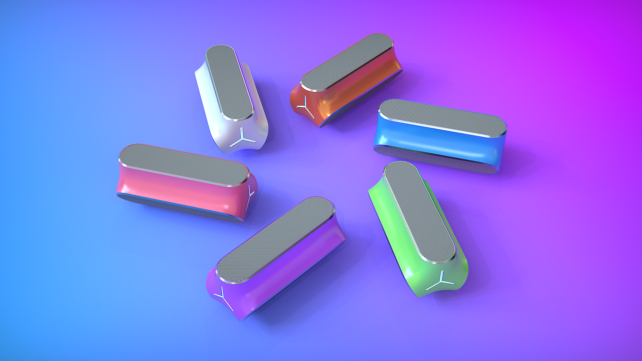 音箱建模渲染练习