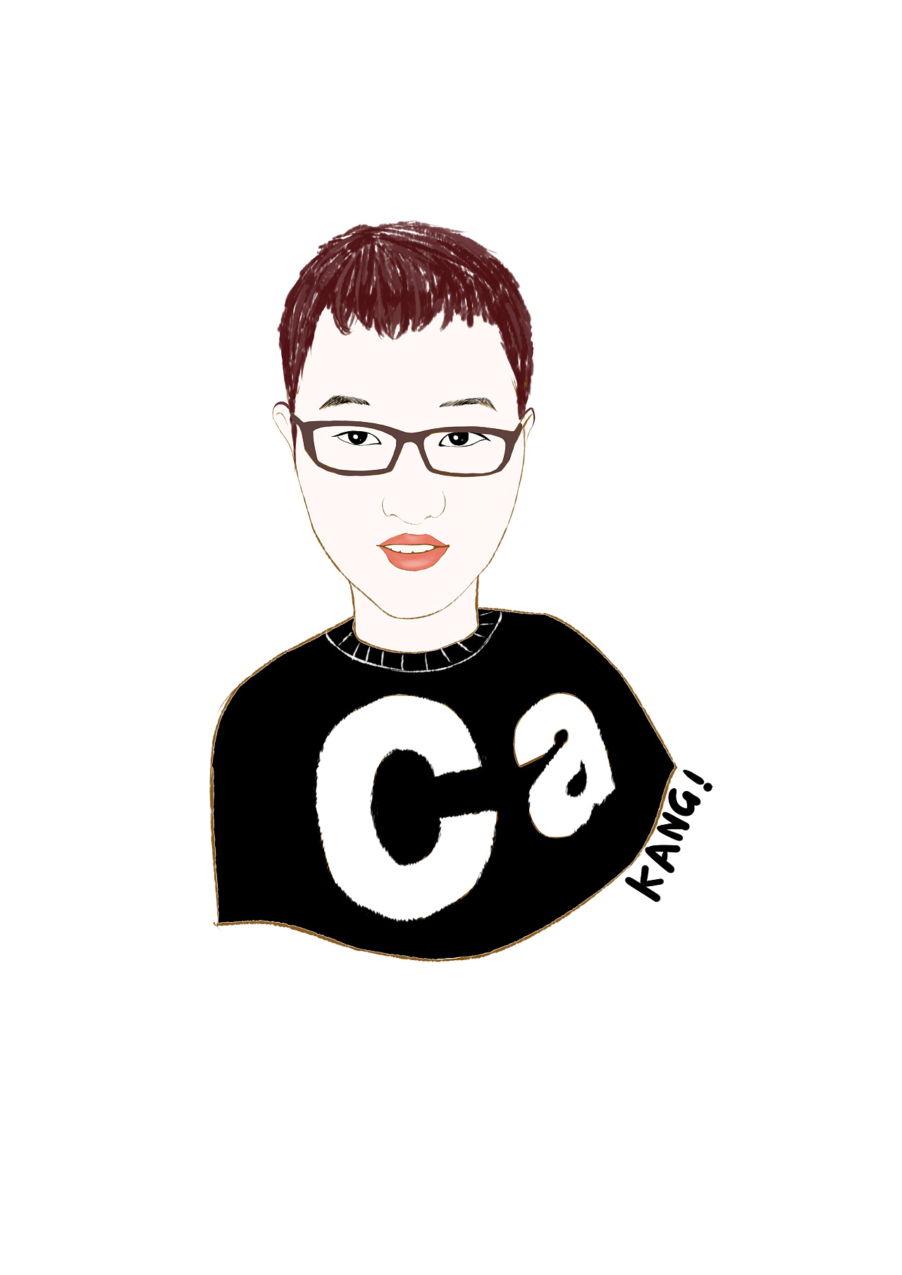 手绘头像人物肖像画像照片临摹