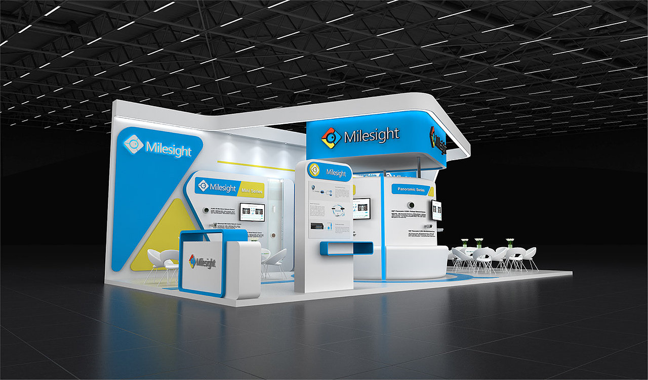 展会 展位 展厅 美陈 路演 舞美设计3D效果图