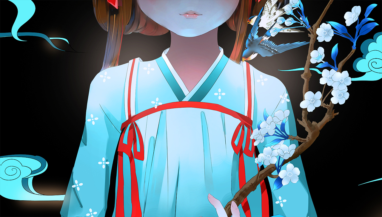 原创 # 古风仙女 # 插画