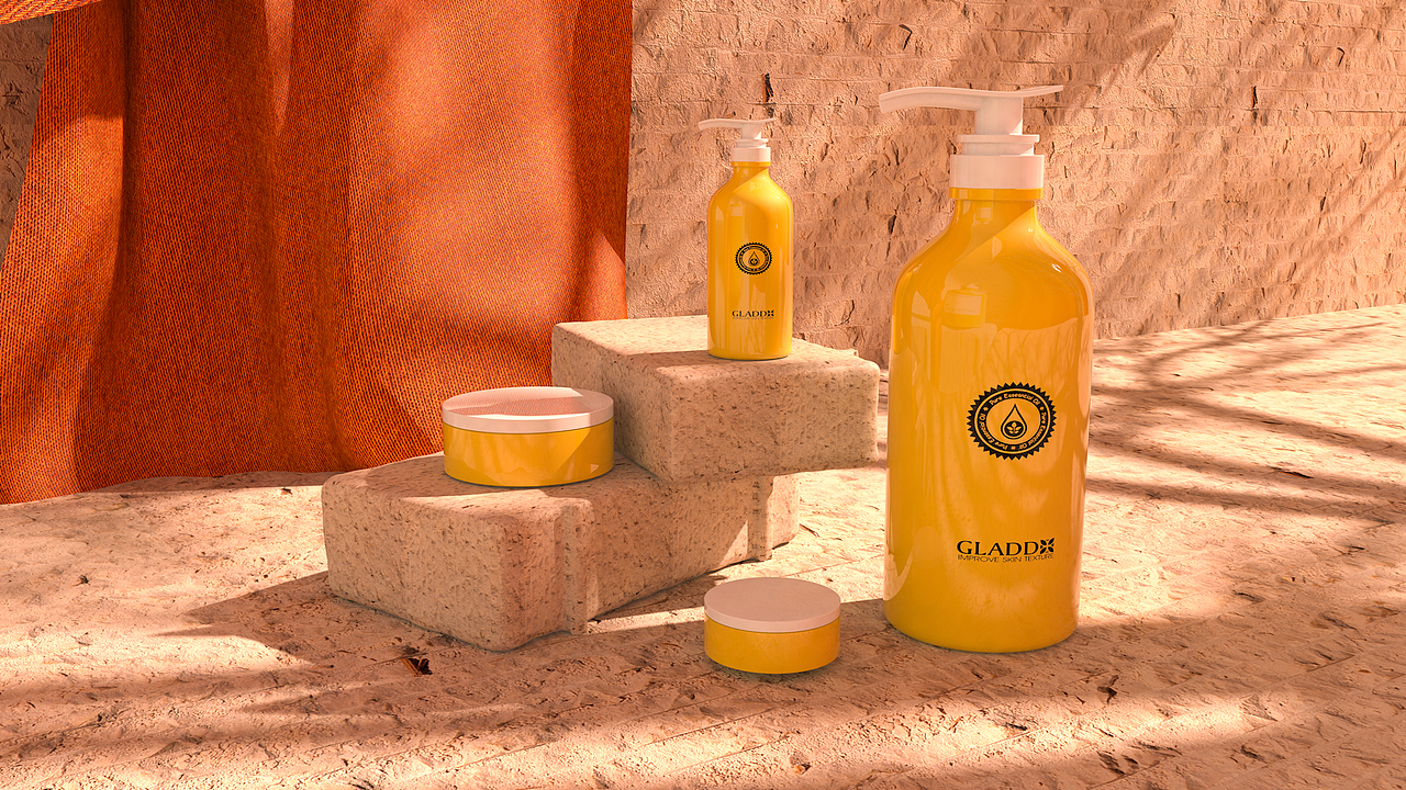 化妆品产品渲染-标准渲染器