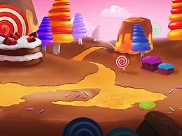 糖果王國(guó)的一角