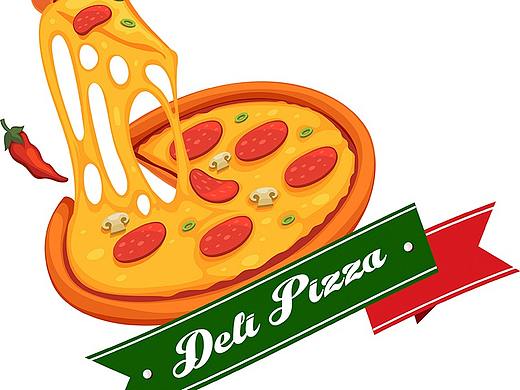 Deli Pizza Logo