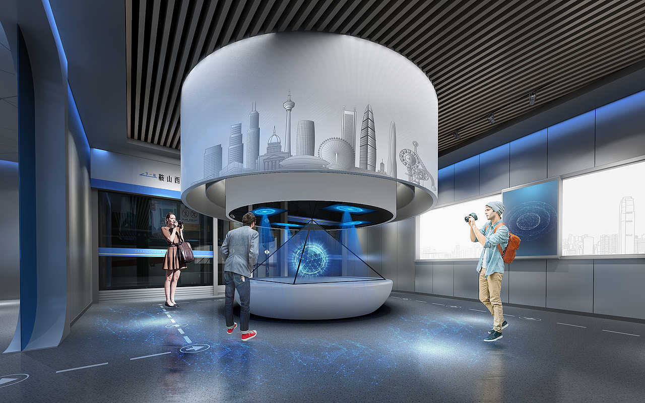 地铁展厅（图ZMTg5MTMxMzcy） - 展陈设计 - 站酷设计师易森空间设计原创素材 - 站酷ZCOOL