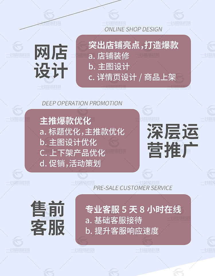 详情页设计淘宝店铺代运营