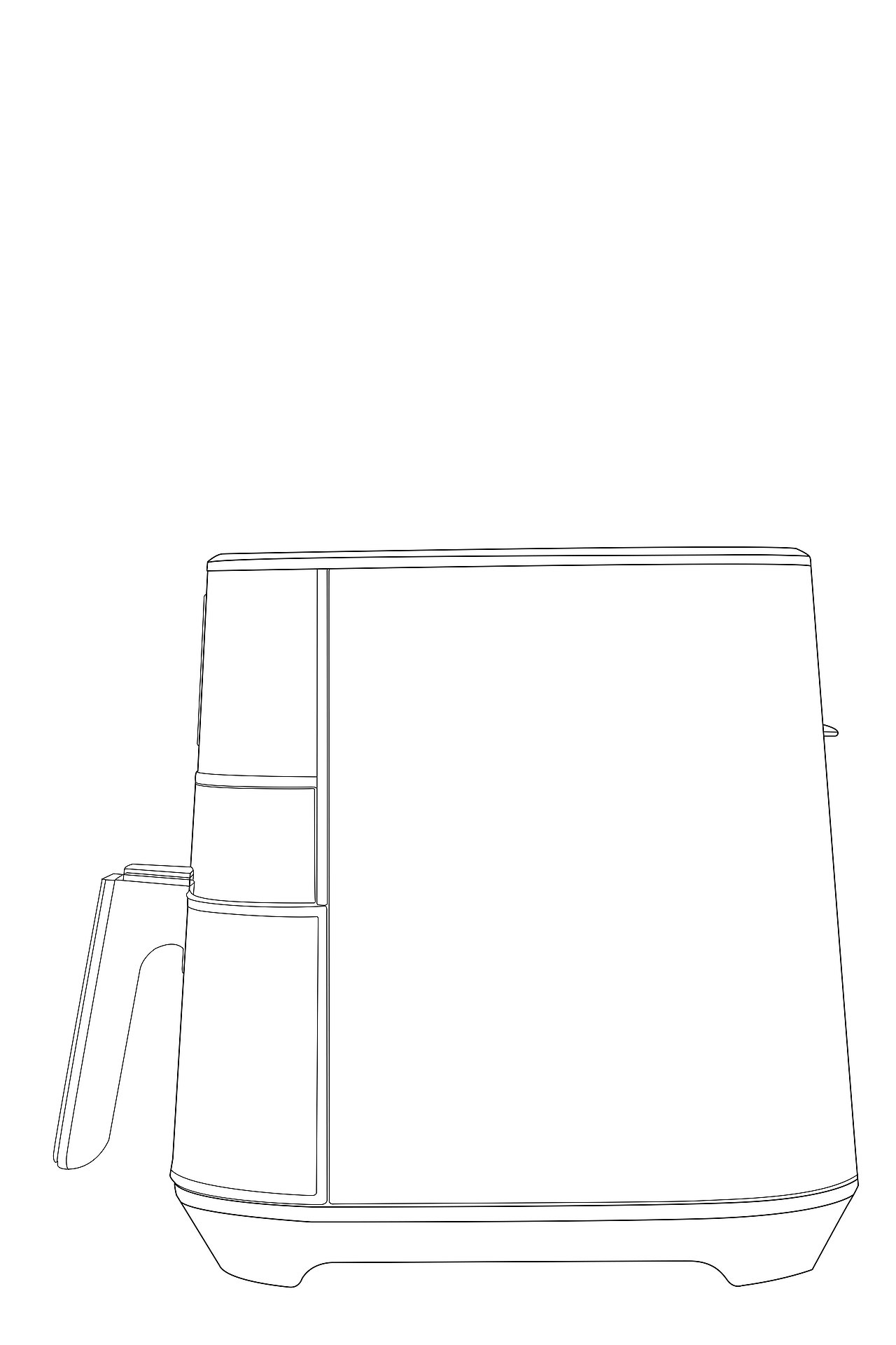 锅-专利图-线稿图-六视图