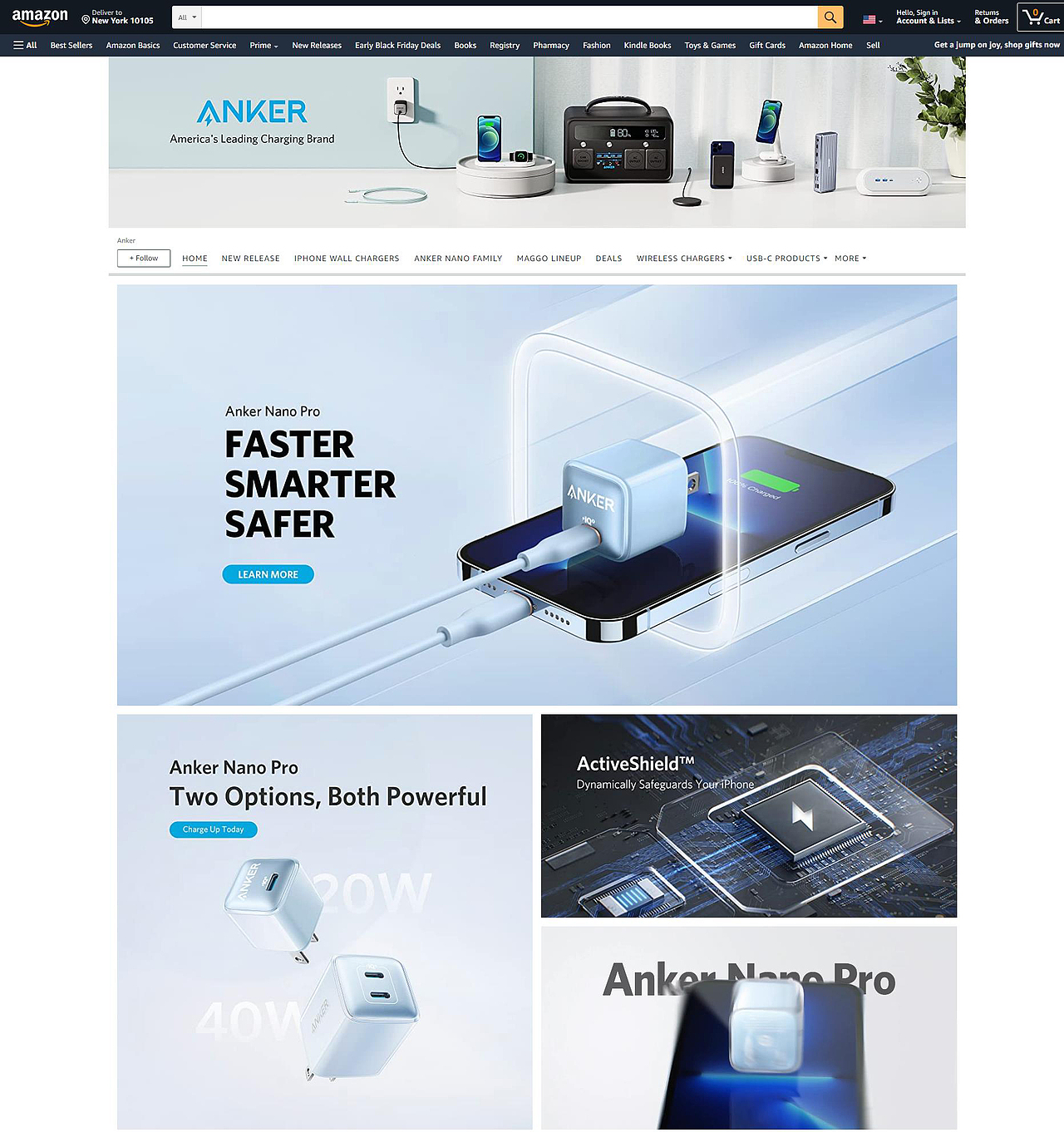 手机配件亚马逊首页店铺装修（图ZMjc3ODgyOTM2） - 电商 - 站酷设计师福州XINGRONG设计原创素材 - 站酷ZCOOL