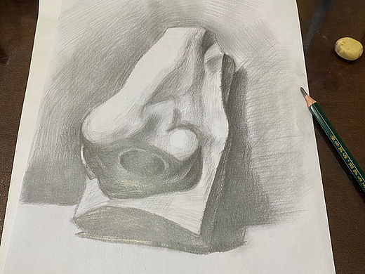 素描|石膏鼻子