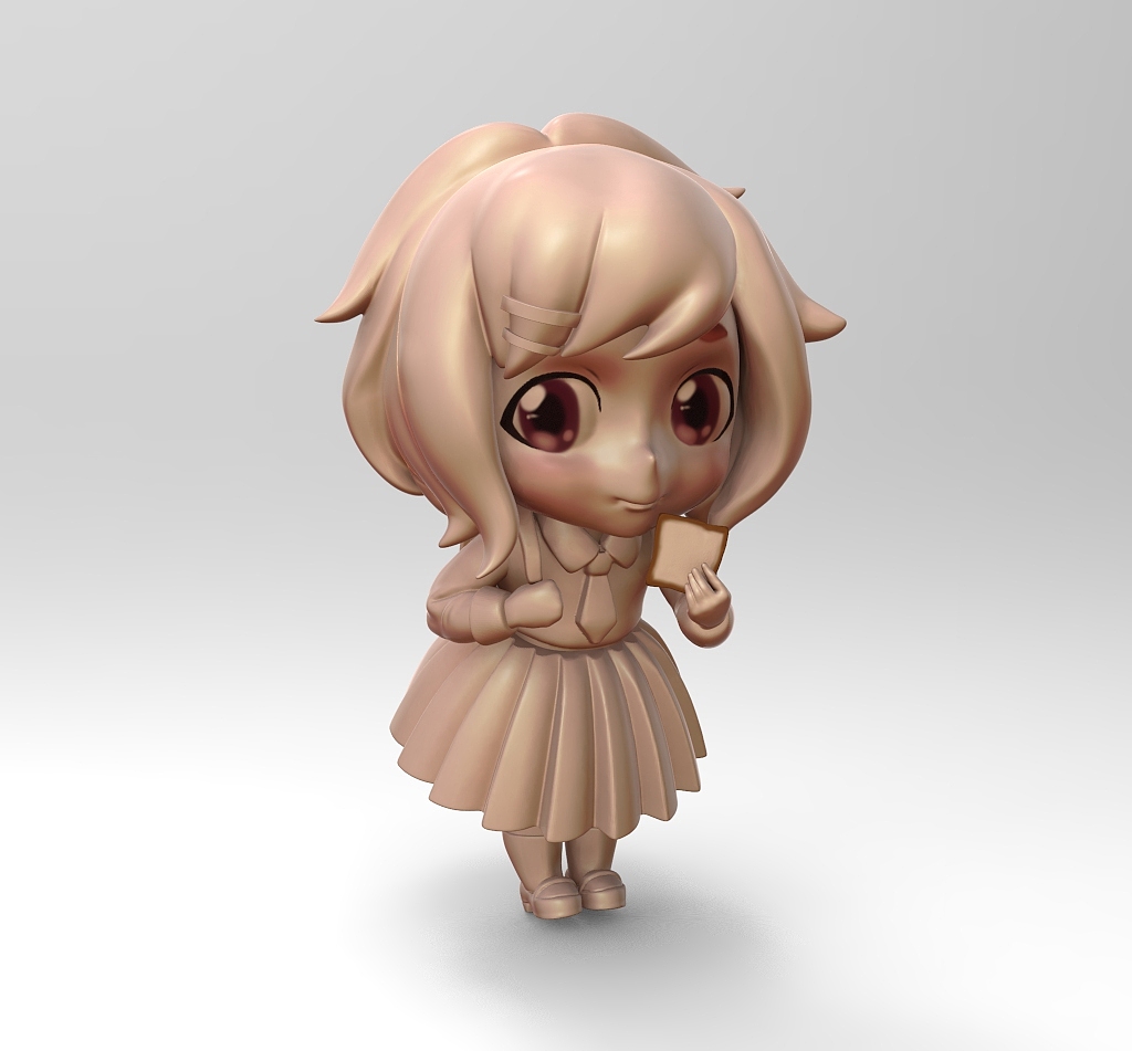 q版粘土人小姐姐