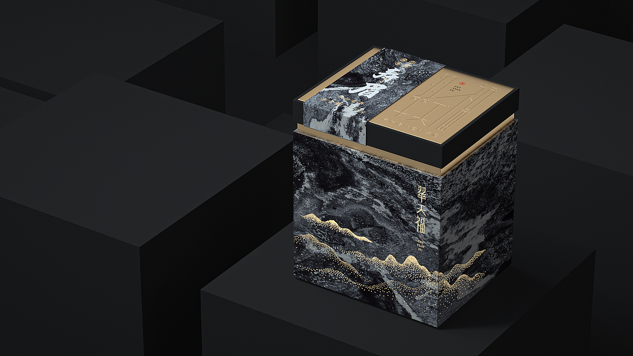 翠天福茶叶（图ZMjUyMzA2NDIw） - 包装 - 站酷设计师兜里有糖几何包装原创素材 - 站酷ZCOOL