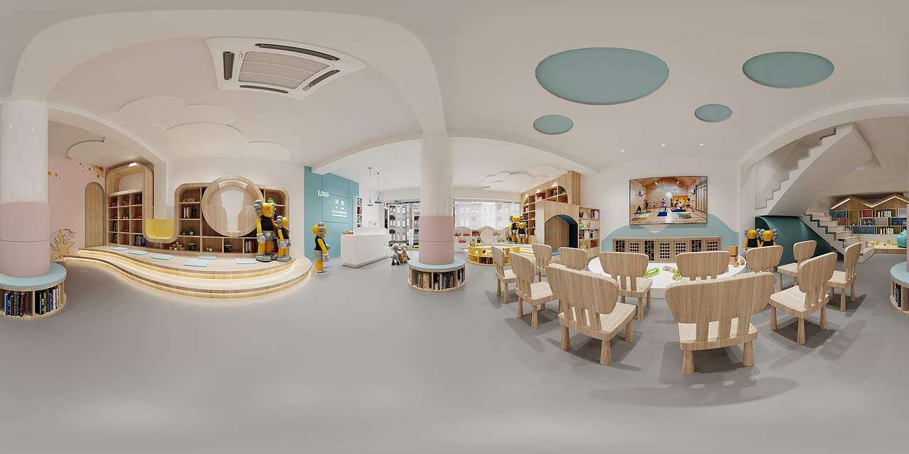 儿童绘画培训全景图（图ZMjQ4MzExNzcy） - 其他空间 - 站酷设计师凌菲1992原创素材 - 站酷ZCOOL