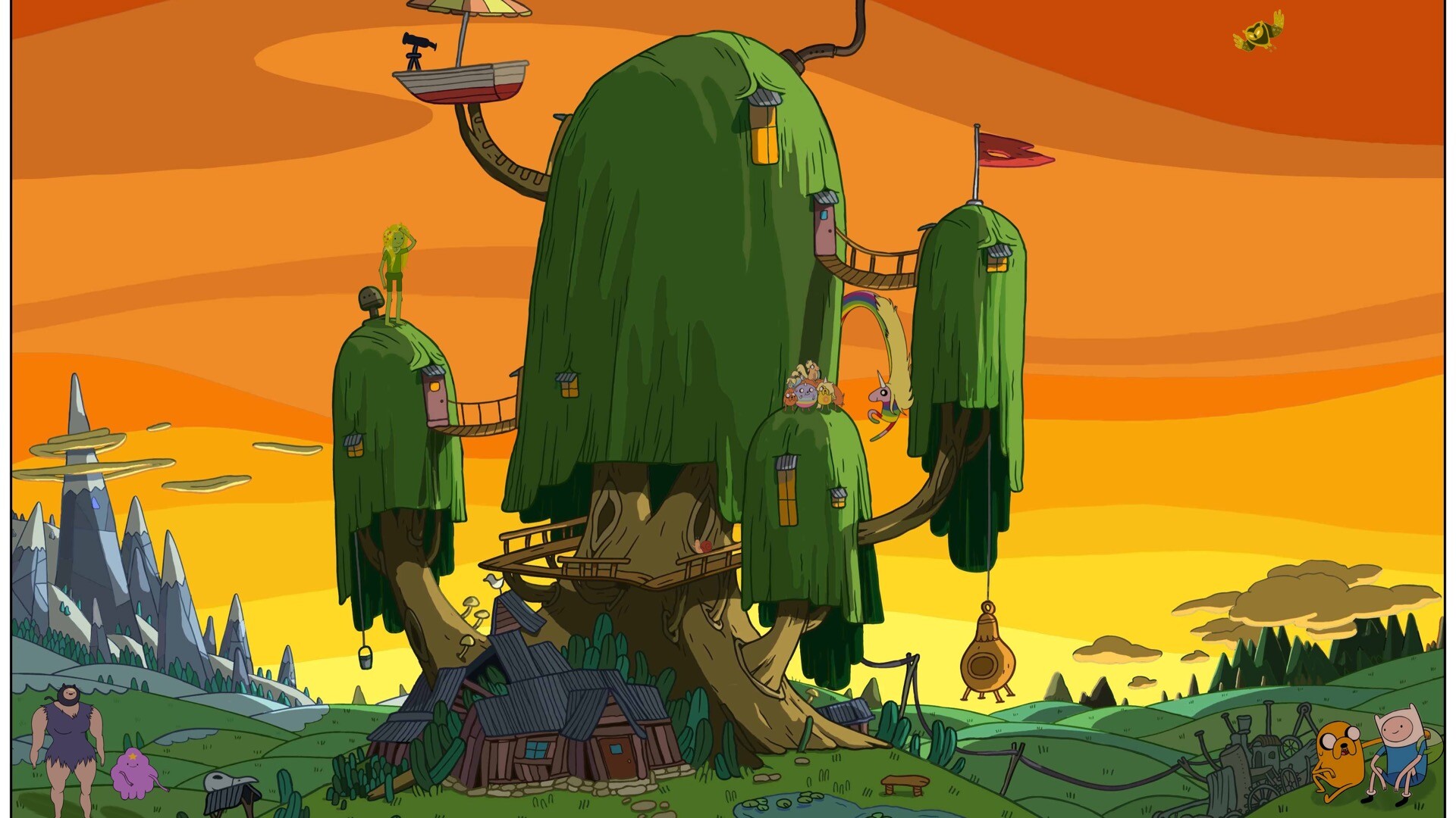 Adventure Time探险时光主题Mac壁纸_Mac小美人儿-站酷ZCOOL