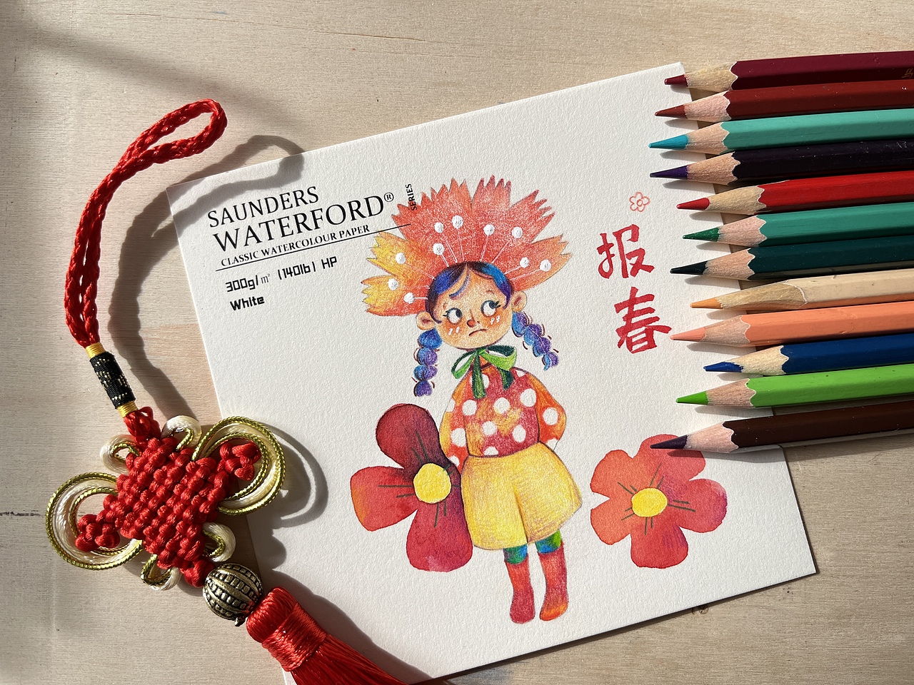 治愈系插画人物,手绘合集