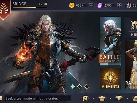 【Ragnarok】现代欧美风界面练习
