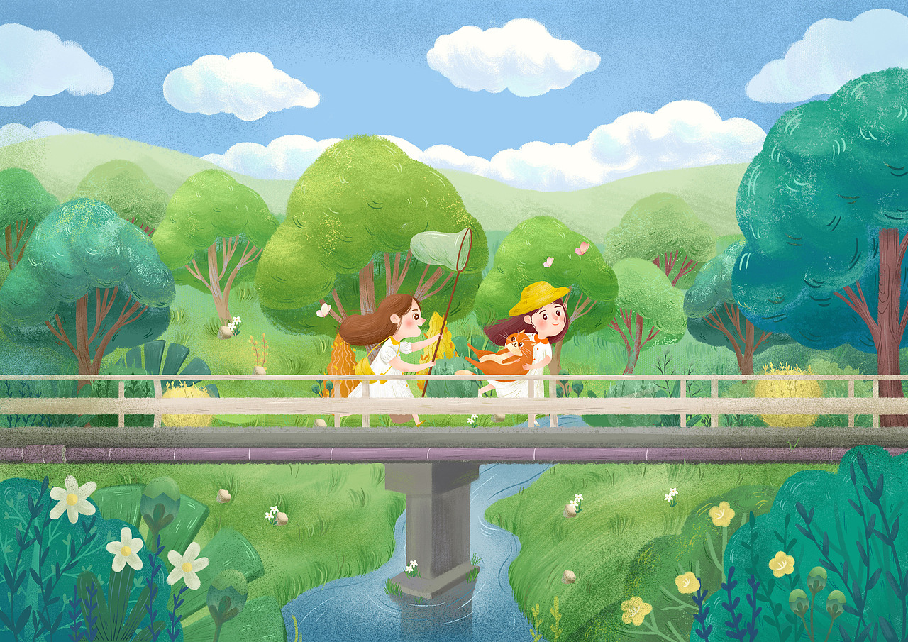 童年记忆|插画|绘本|许愿少女cc_原创作品-站酷zcool