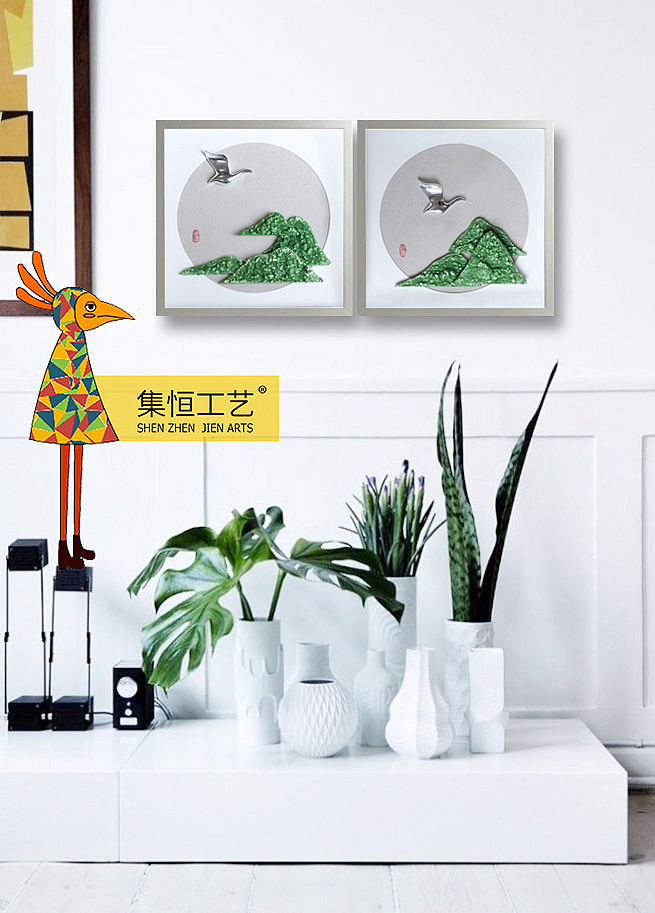 集恒工艺#实物画#装饰画#