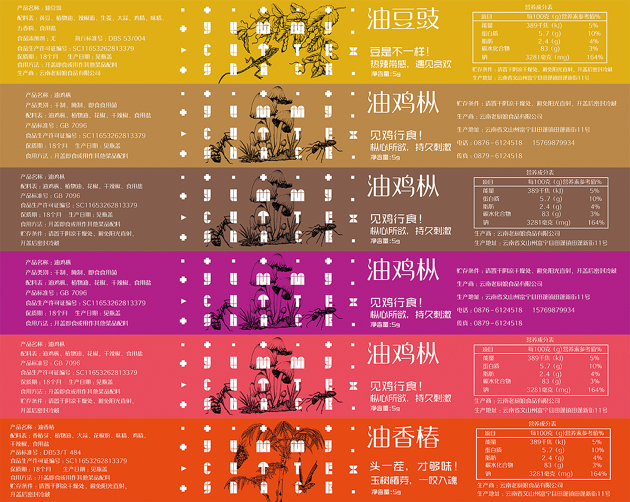 老厨娘小罐酱包装设计（图ZMTgxMjQzODI0） - 品牌 - 站酷设计师插画师崔萌萌原创素材 - 站酷ZCOOL