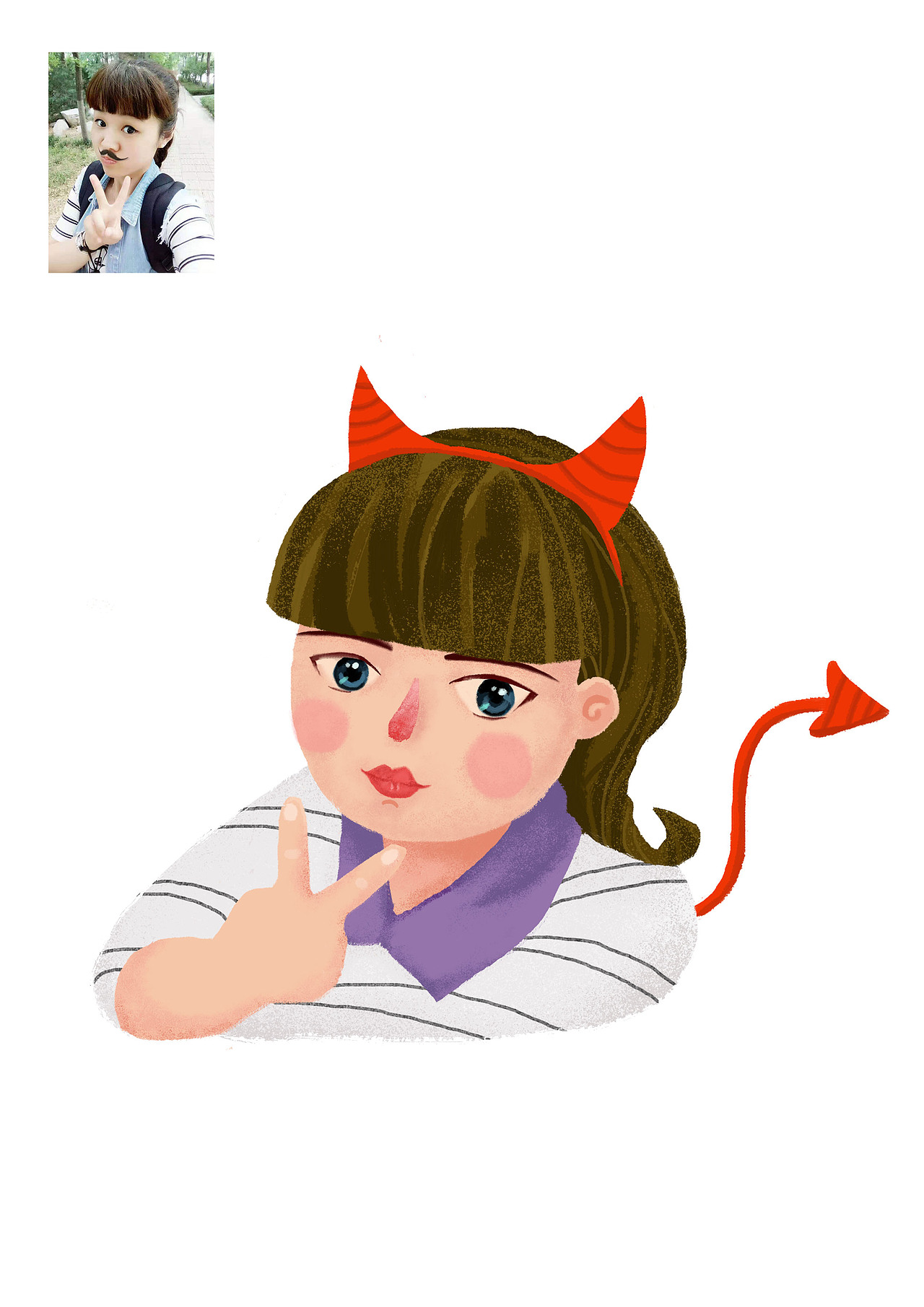 照片头像小练习