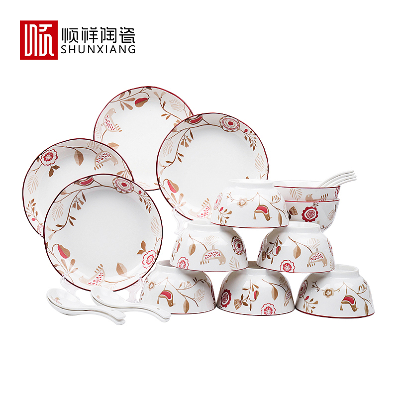 顺祥陶瓷《报喜鸟》系列陶瓷餐具详情页（图ZMjE4OTU4NjQ4） - 电商 - 站酷设计师51522dl原创素材 - 站酷ZCOOL