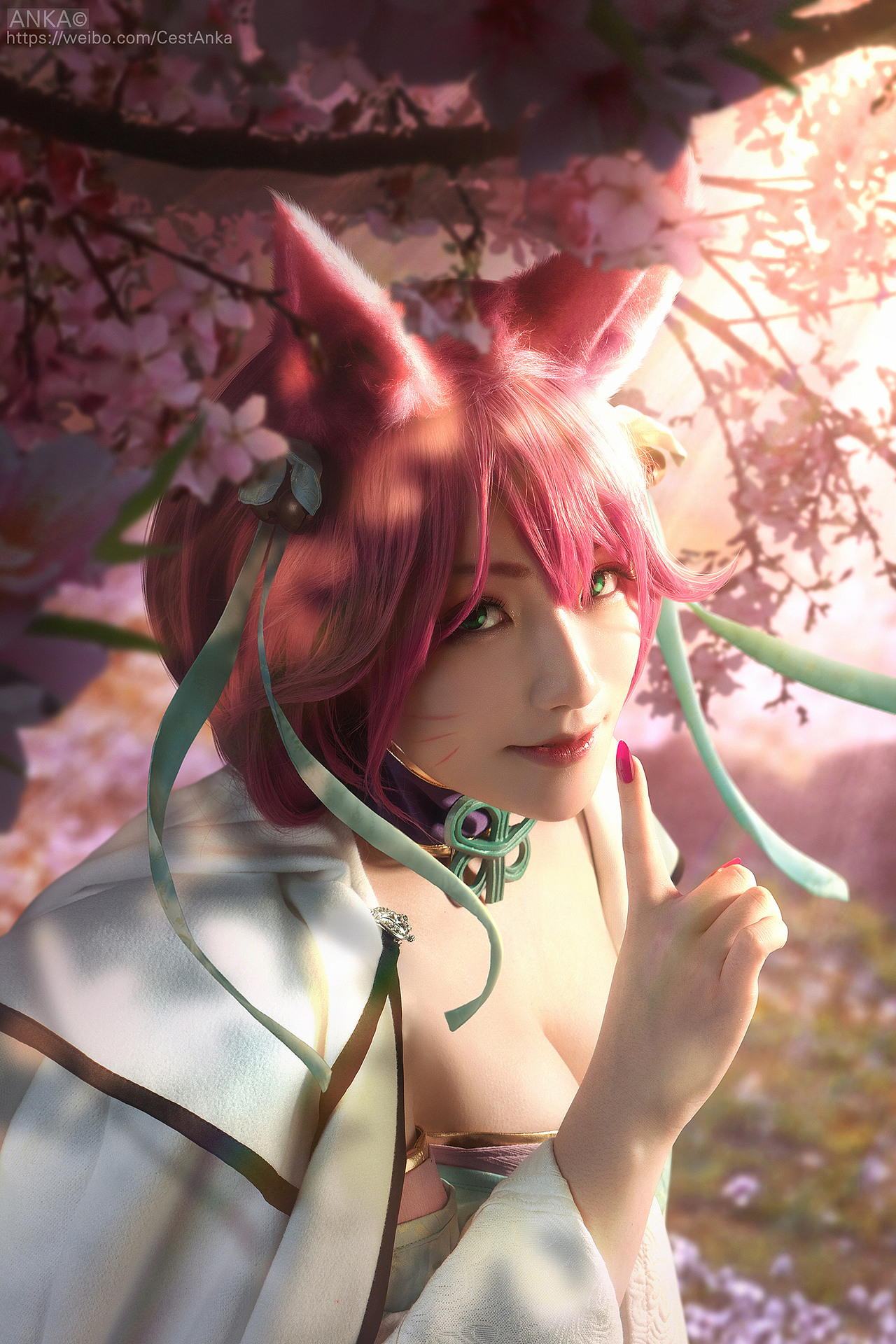 LOL英雄联盟阿狸（灵魂莲华）COSPLAY绽灵节（图ZMjI0MDY3OTYw） - 其他摄影 - 站酷设计师LuAnka原创素材 - 站酷ZCOOL