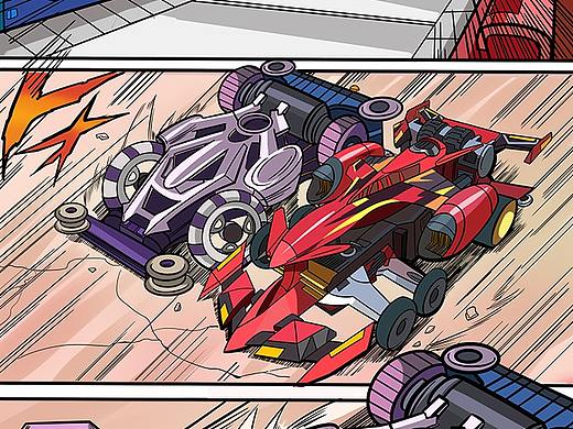 奥飞《零速争霸》漫画部分节选