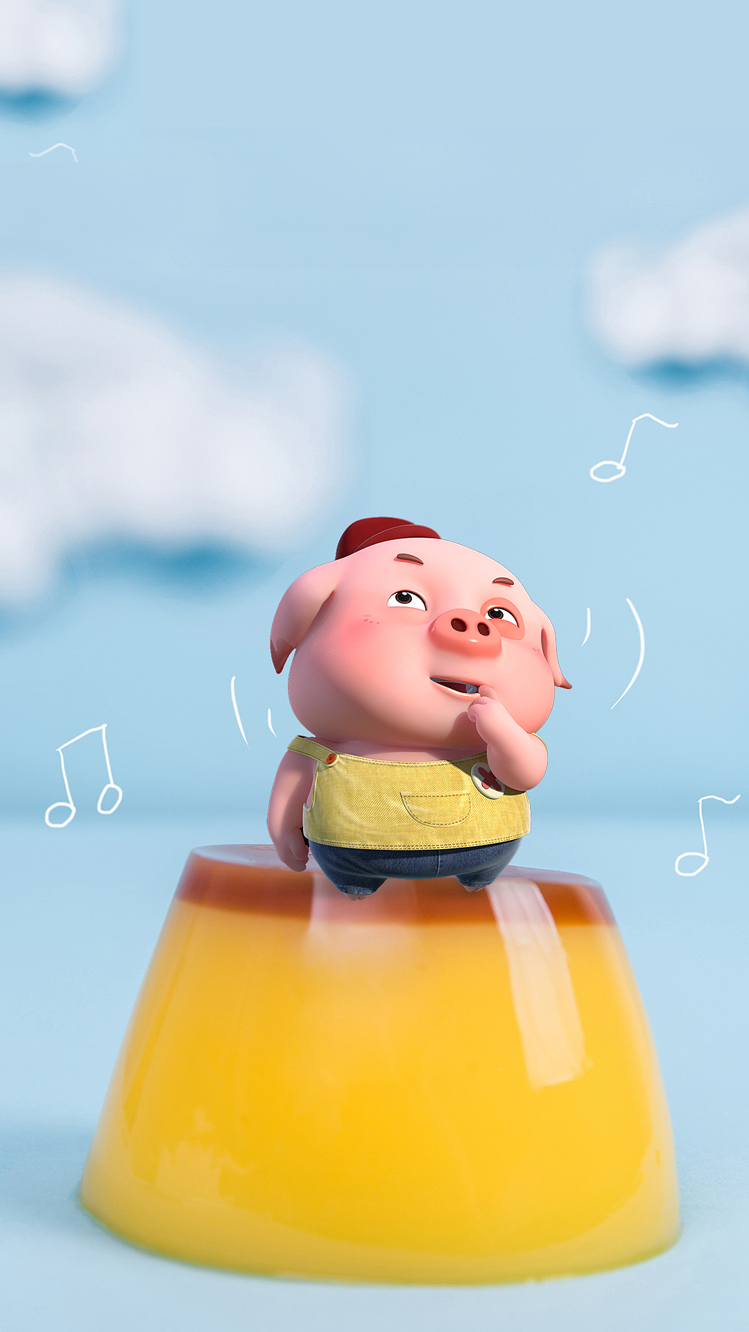 豆豆猪新年壁纸第二弹:吃货豆豆猪来了,欢迎投喂!