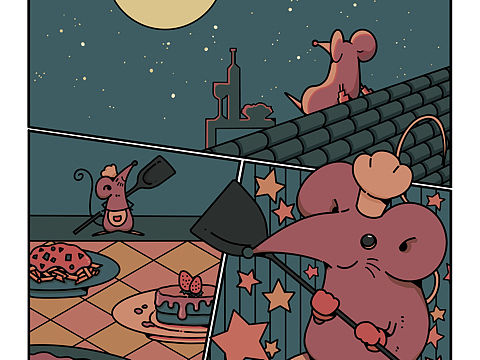 十二生肖插画-鼠/牛/虎/兔（个人主页-ZNjMwNjg3MDQ=） - 商业插画 - 站酷设计师A2RLMIYEN原创素材 - 站酷ZCOOL