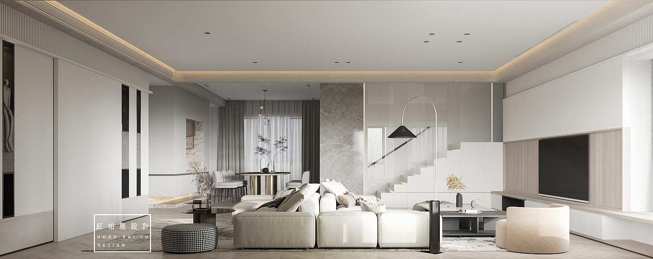 异地澳门256 ㎡极简侘寂设计，舒适清雅