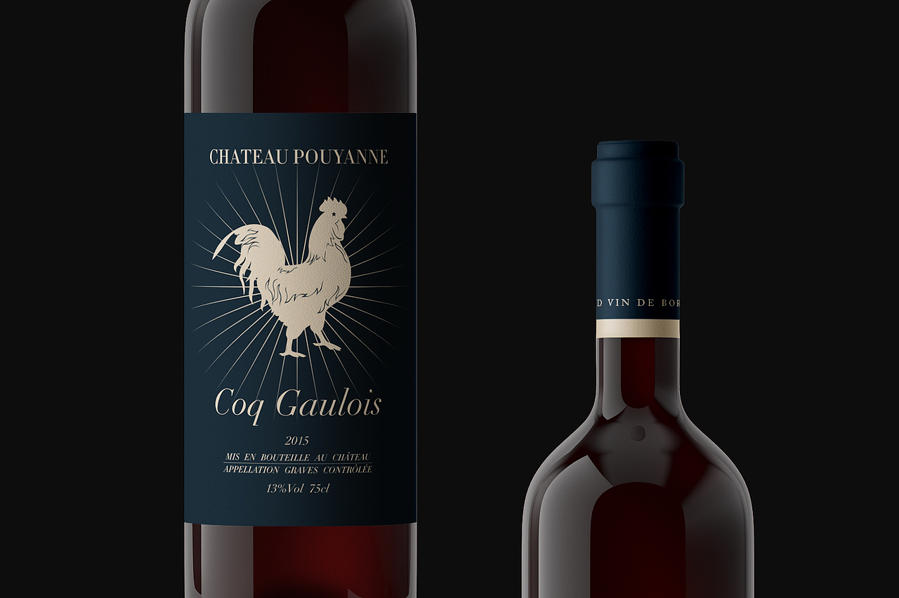 Coq Gaulois 红酒包装设计（图ZNzAzMzY1NjA=） - 包装 - 站酷设计师WZzzhen原创素材 - 站酷ZCOOL