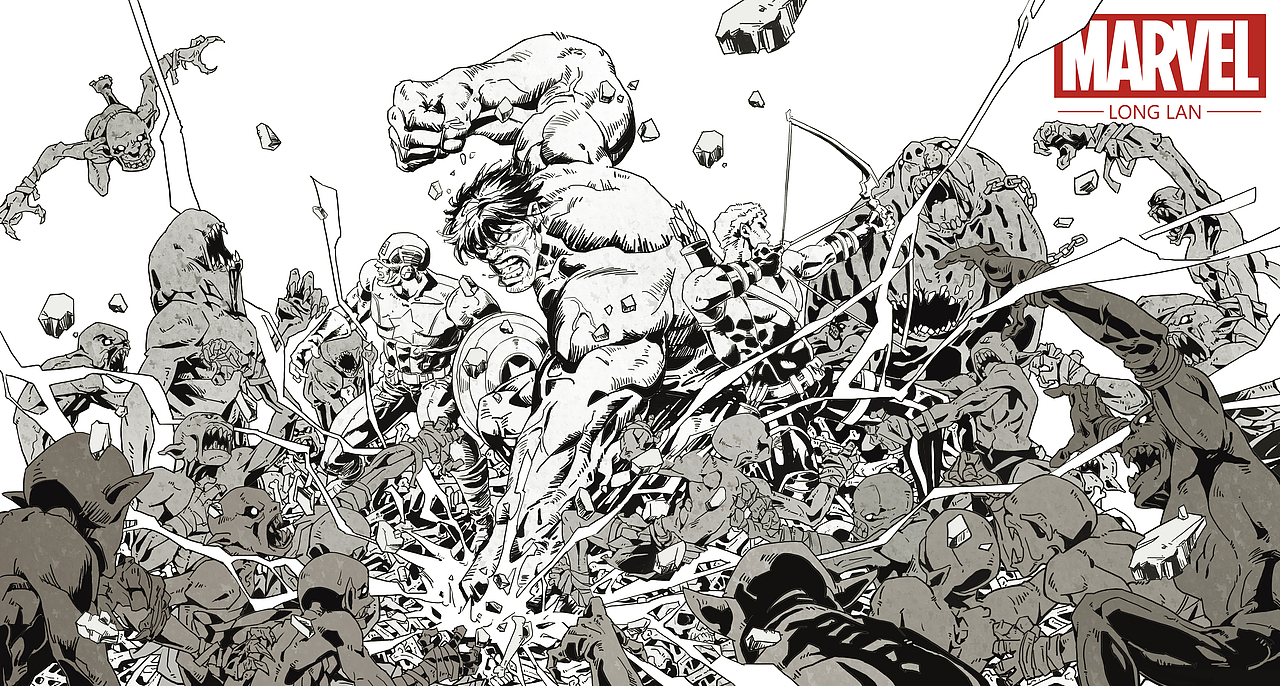 硬核-美漫（图ZMjU1NzQ4NjU2） - 游戏原画 - 站酷设计师龙蓝世界原创素材 - 站酷ZCOOL