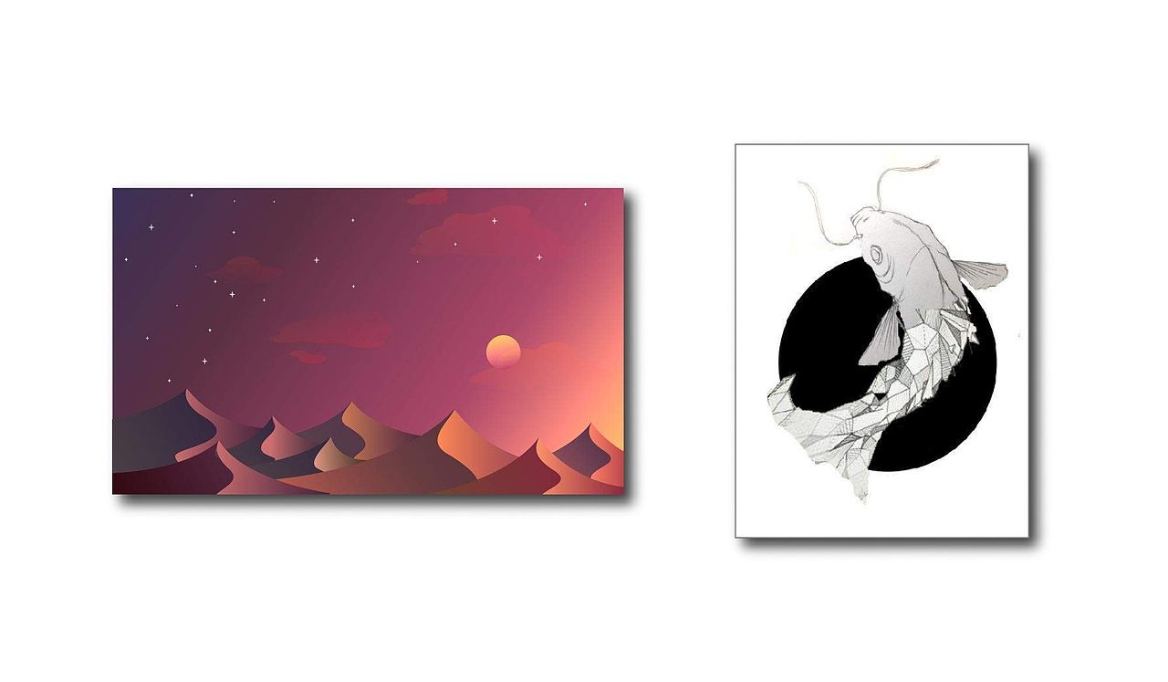 绘画及文创设计作品集（图ZMTc0Nzc0OTA0） - 宣传物料 - 站酷设计师皖魚魚魚原创素材 - 站酷ZCOOL