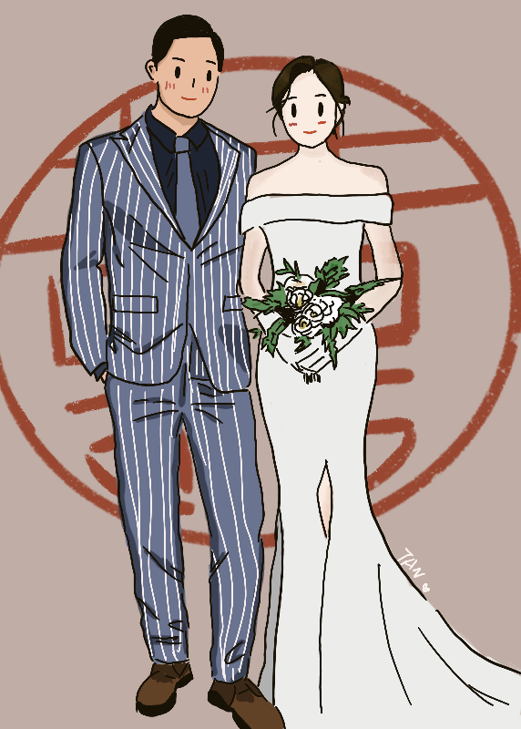 婚礼绘图