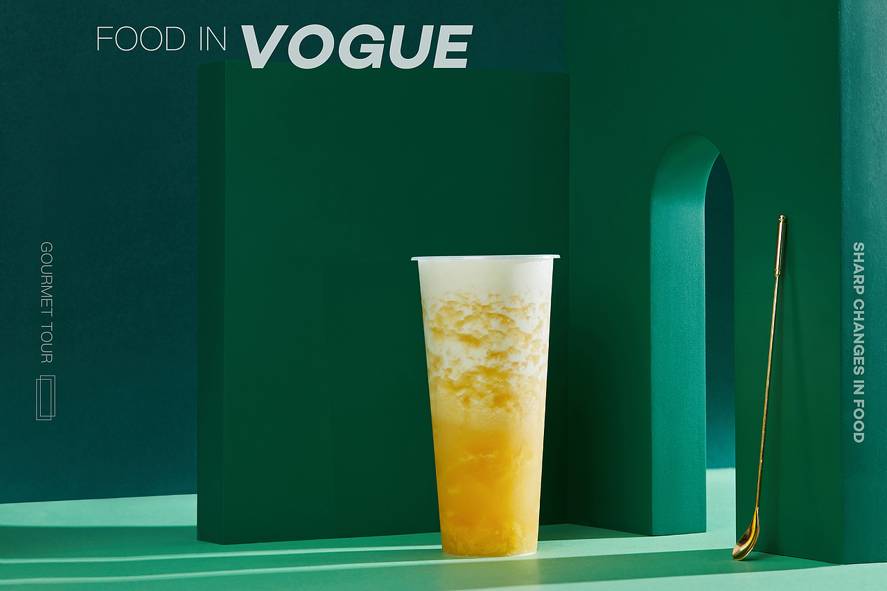 听说雪天和奶茶更配哦 #IN LIGHT# 饮品拍摄