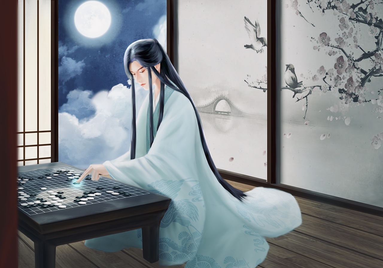 古风插画设计