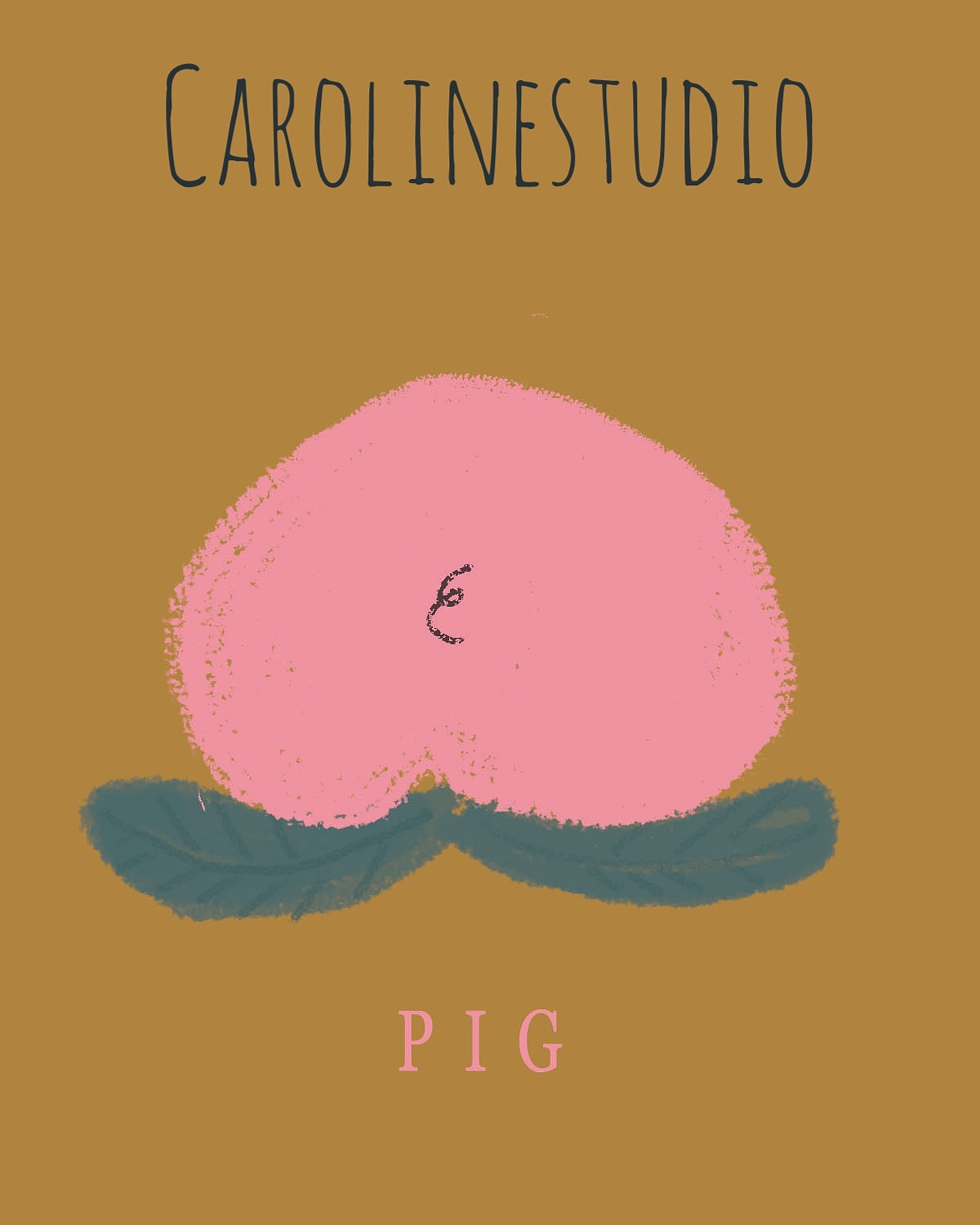 猪年月历小稿（图ZMTM4MzA3Mzg0） - 商业插画 - 站酷设计师CarolineStudio原创素材 - 站酷ZCOOL
