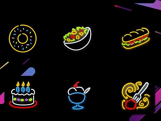 食物圖標(biāo)（個人主頁-ZMzAyMTExNzI=） - 藝術(shù)插畫 - 站酷設(shè)計師夏椰_原創(chuàng)素材 - 站酷ZCOOL