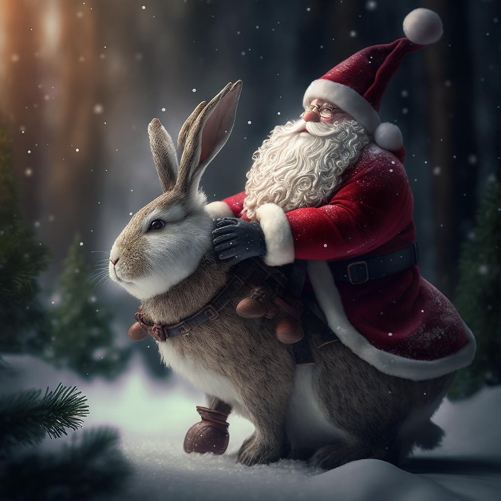 兔年圣诞老人 原创设计（图ZMzI1MTkxODU2） - 创作习作 - 站酷设计师玩拓动漫原创素材 - 站酷ZCOOL