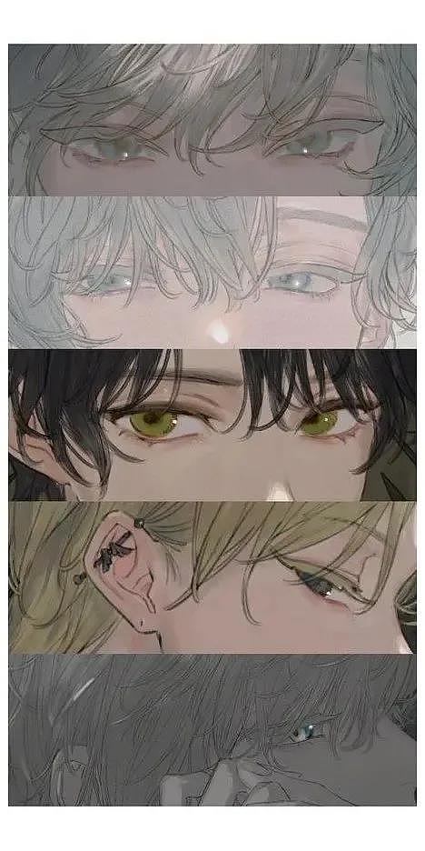 【绘画素材】分享一组“电眼”！