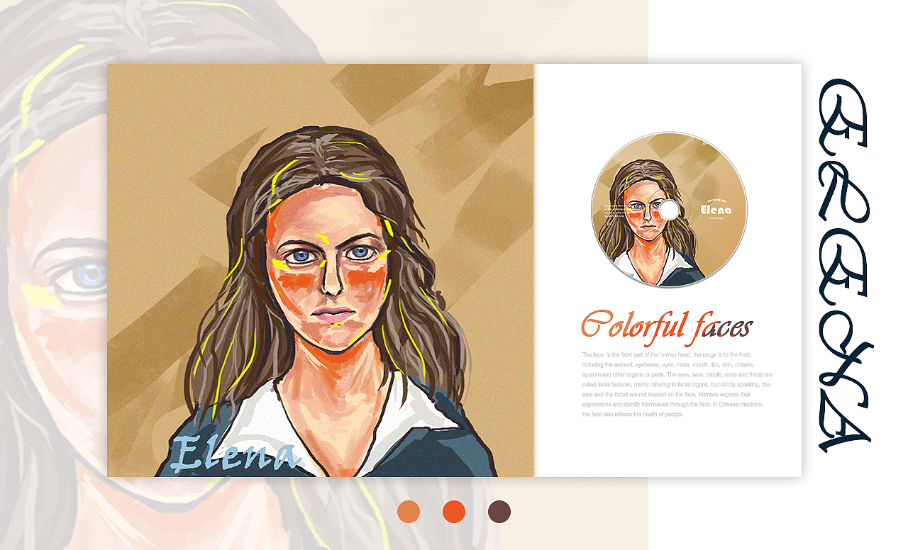 Colorful Faces