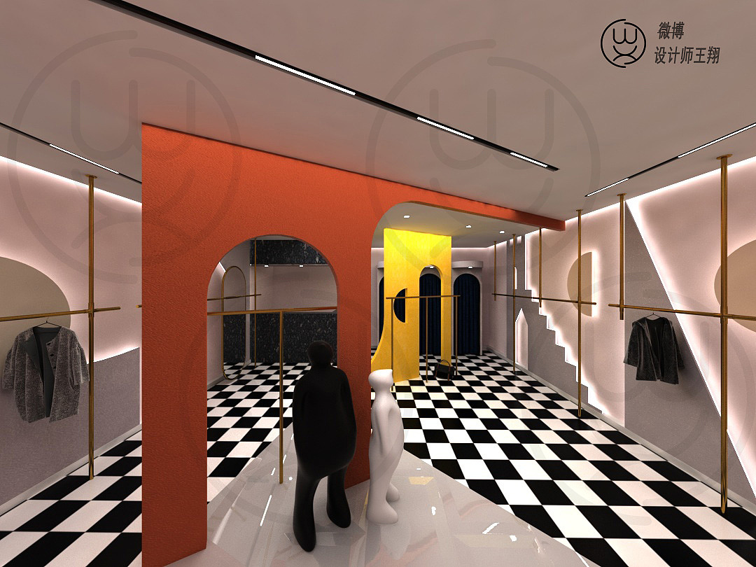 设计感潮流时尚服装店与众不同