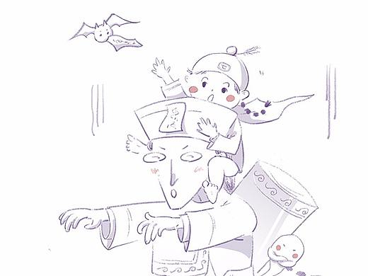 万圣节扮鬼啦啦啦（个人主页-ZMjQ1MzgzODg=） - 创作习作 - 站酷设计师池佬原创素材 - 站酷ZCOOL