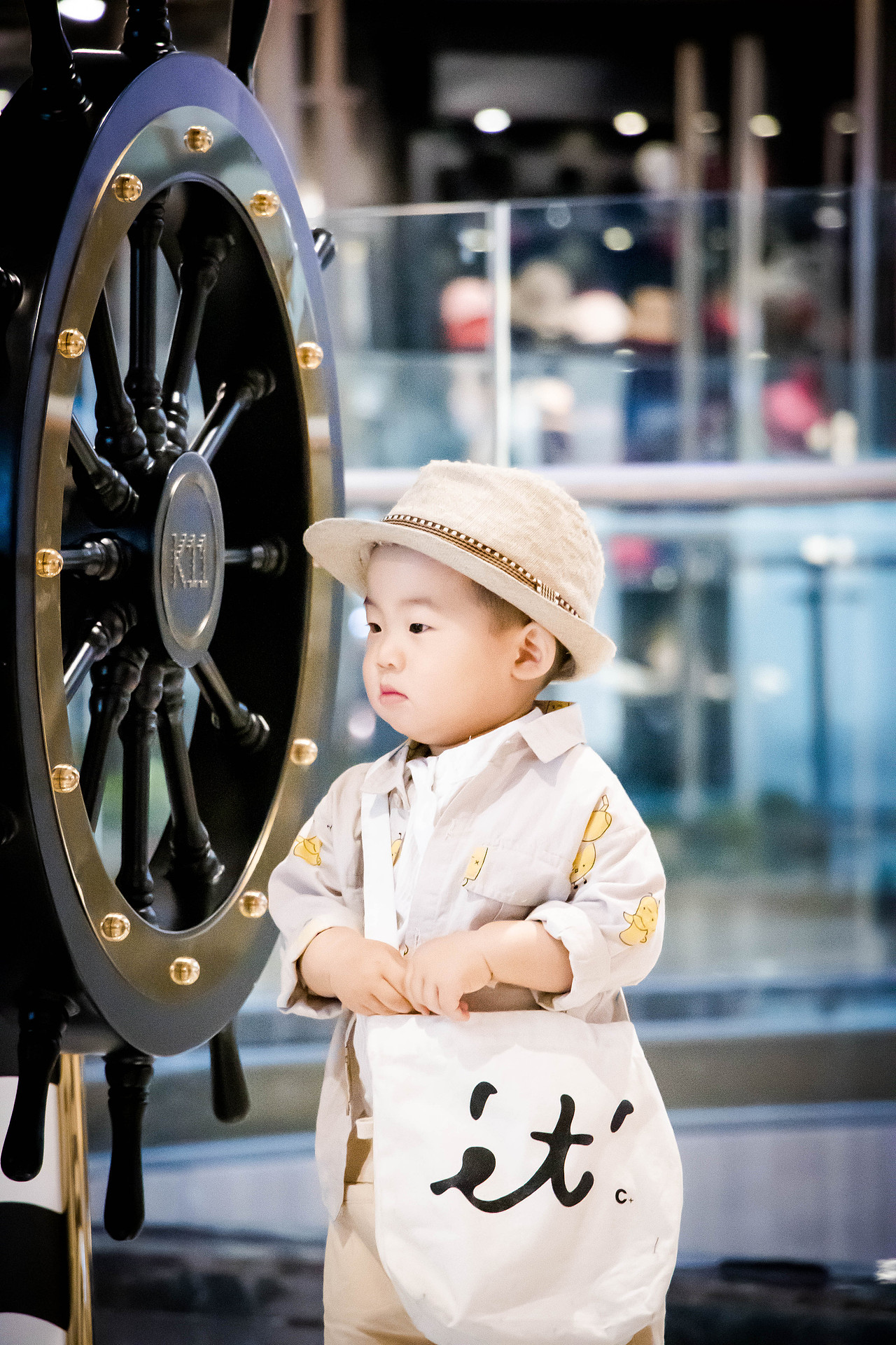 应单位要求, 拍我们单位顾客的外景.