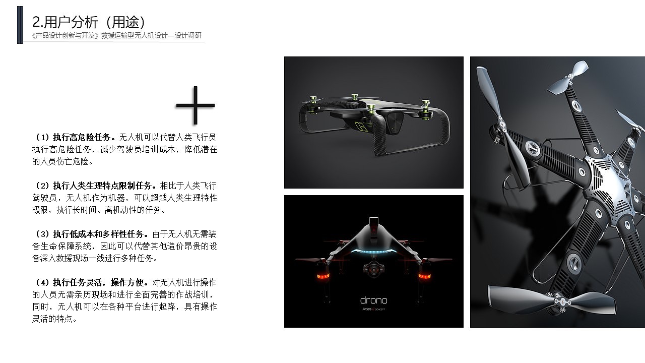 “蜂巢救援无人机”产品调研