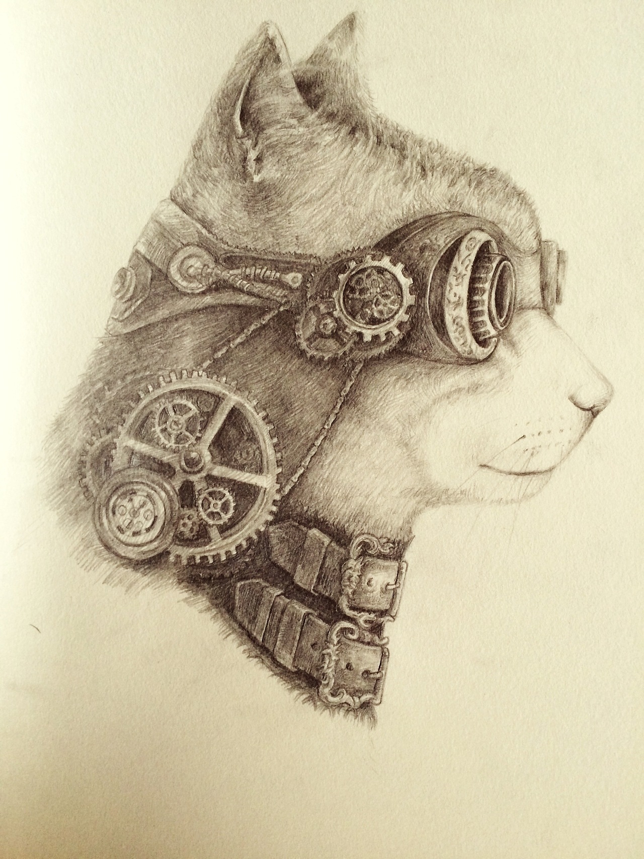 手绘机械喵