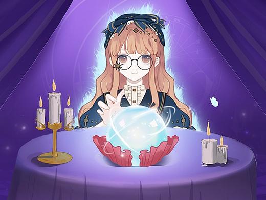 占卜卡牌UI+动效制作